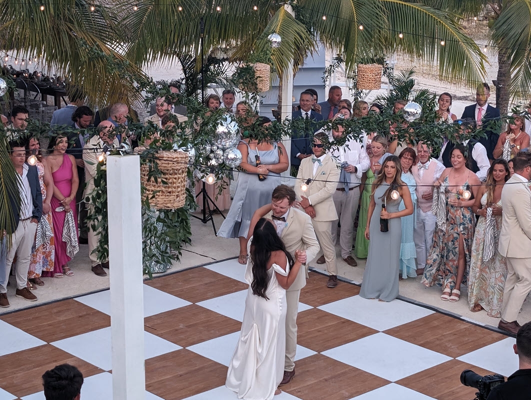 First dance for Mackenzie and Conner